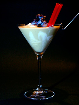 コーヒーと粒あんのフローズンカクテル